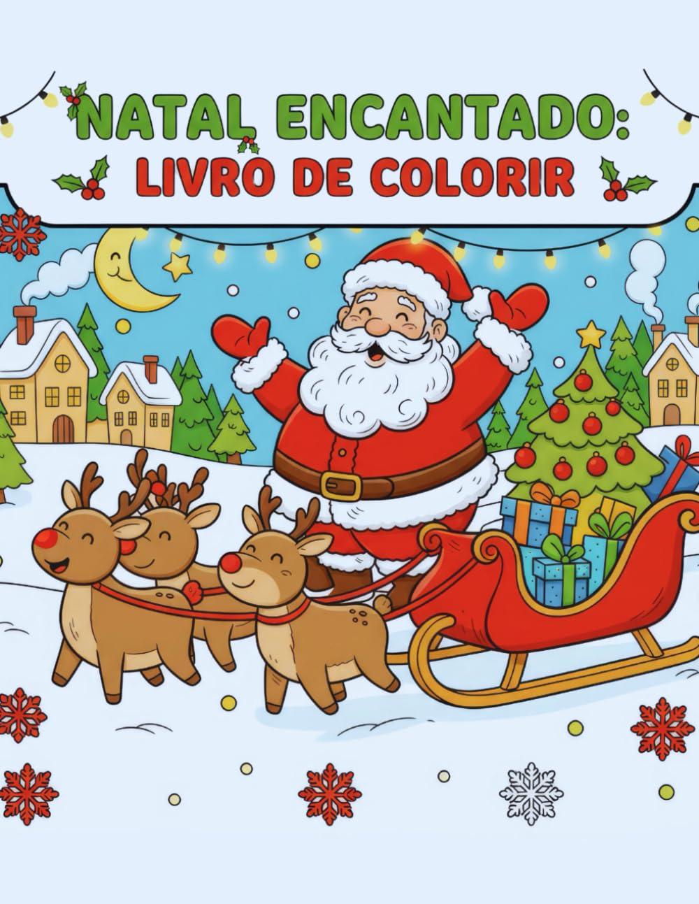 Livro de Colorir Natal Encantado