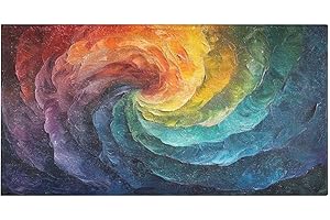 Rainbow Machine Washable Kitchen Mat