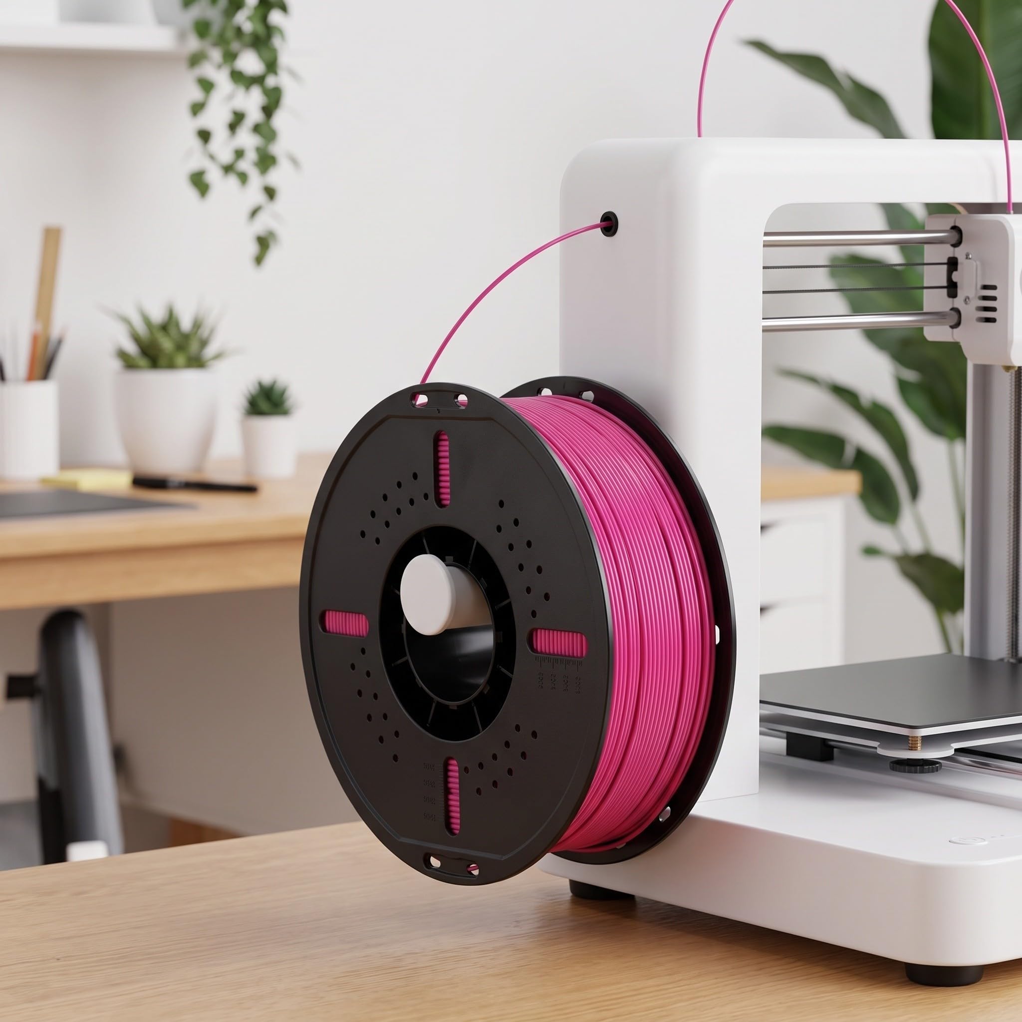 Filamento Pla Basic 1, 75mm Rame Rosso per Stampante 3d | Precisione Dimensionale ±0, 03mm, Finitura Liscia, Estrusione Stabile, Confezione Resistente All'umidità