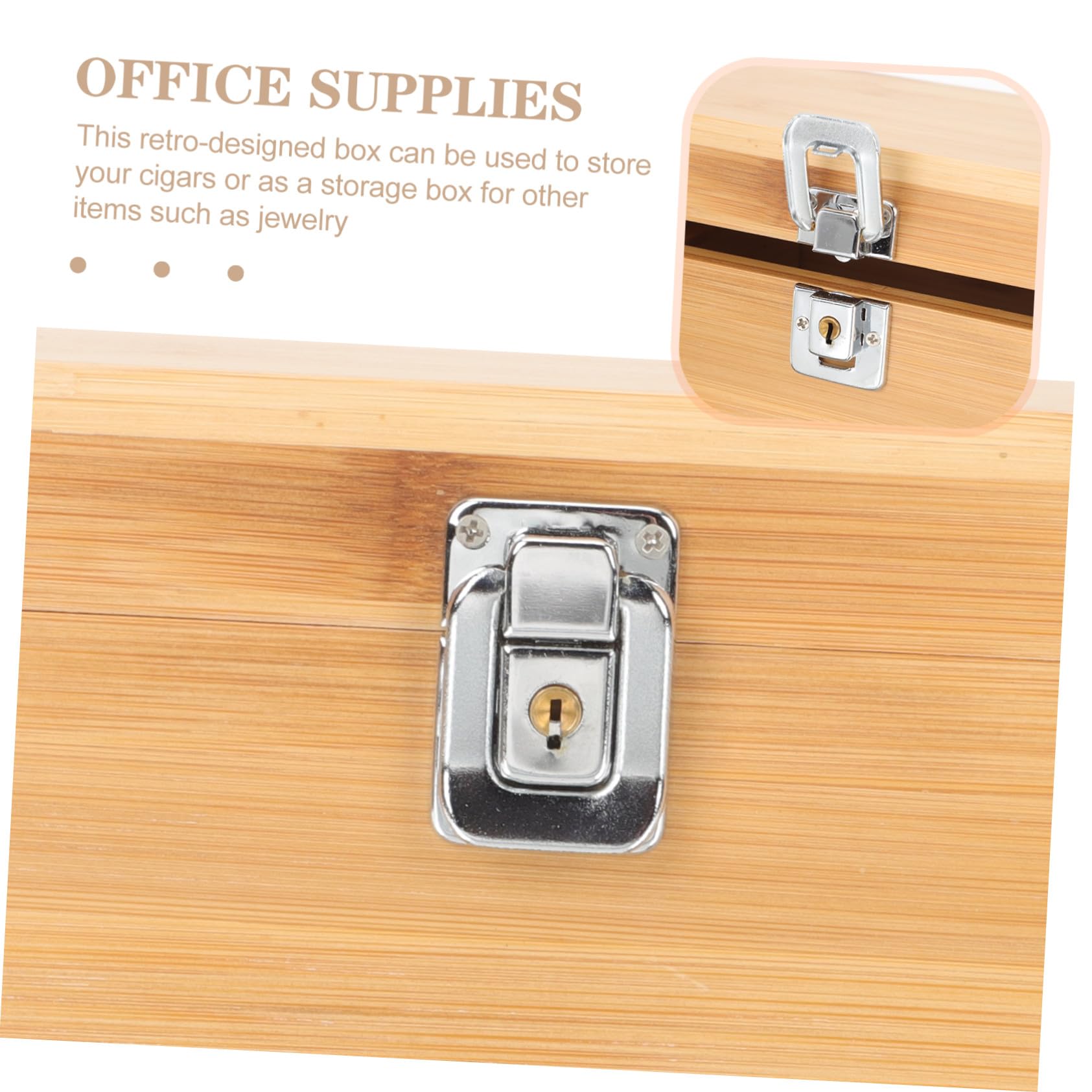 PACKOVE Custodia Porta Sigari da Viaggio in Legno Resistente e Multifunzionale Design Moderno Semplice per Conservare e Proteggere i Tuoi Sigari Ovunque