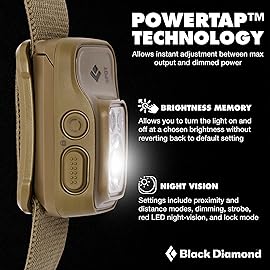 BLACK DIAMOND Spot 400 Headlamp | 400 Lumens Brightness, Dimmable | Waterproof & Durable | 3X AAA Battery Operated (Included) | Ops Dark Tan