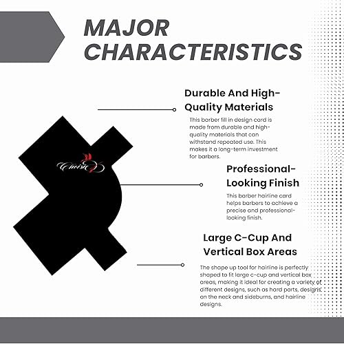 Miniatura 2 de CHOISIE1 Línea de barbero, tarjeta de diseño de relleno (L)