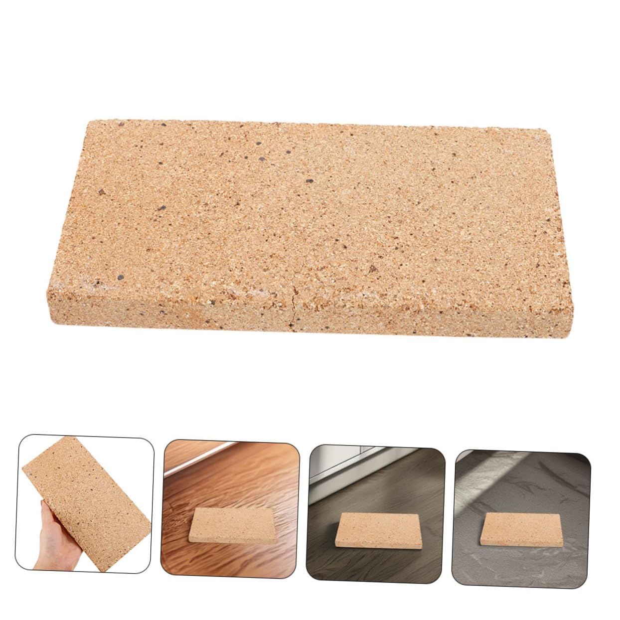 Cabilock Refrattari Per Caminetti e Forni Da Forno Isolamento Termico Efficiente Materiale in Argilla Resistente Temperature Estreme Adatto Per Cottura Metalli e Argilla