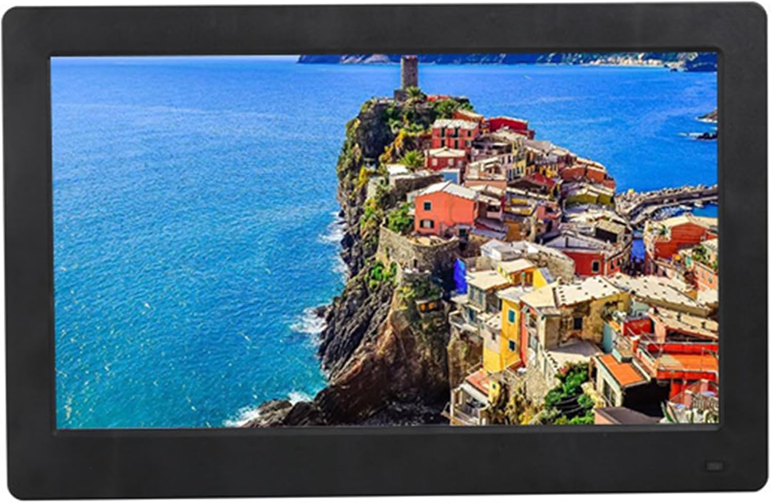 15.6-Inch Hd Portable Display, Type-C Projection Screen, Multi-Function Digital Photo Frame Advertising Machine (Black)