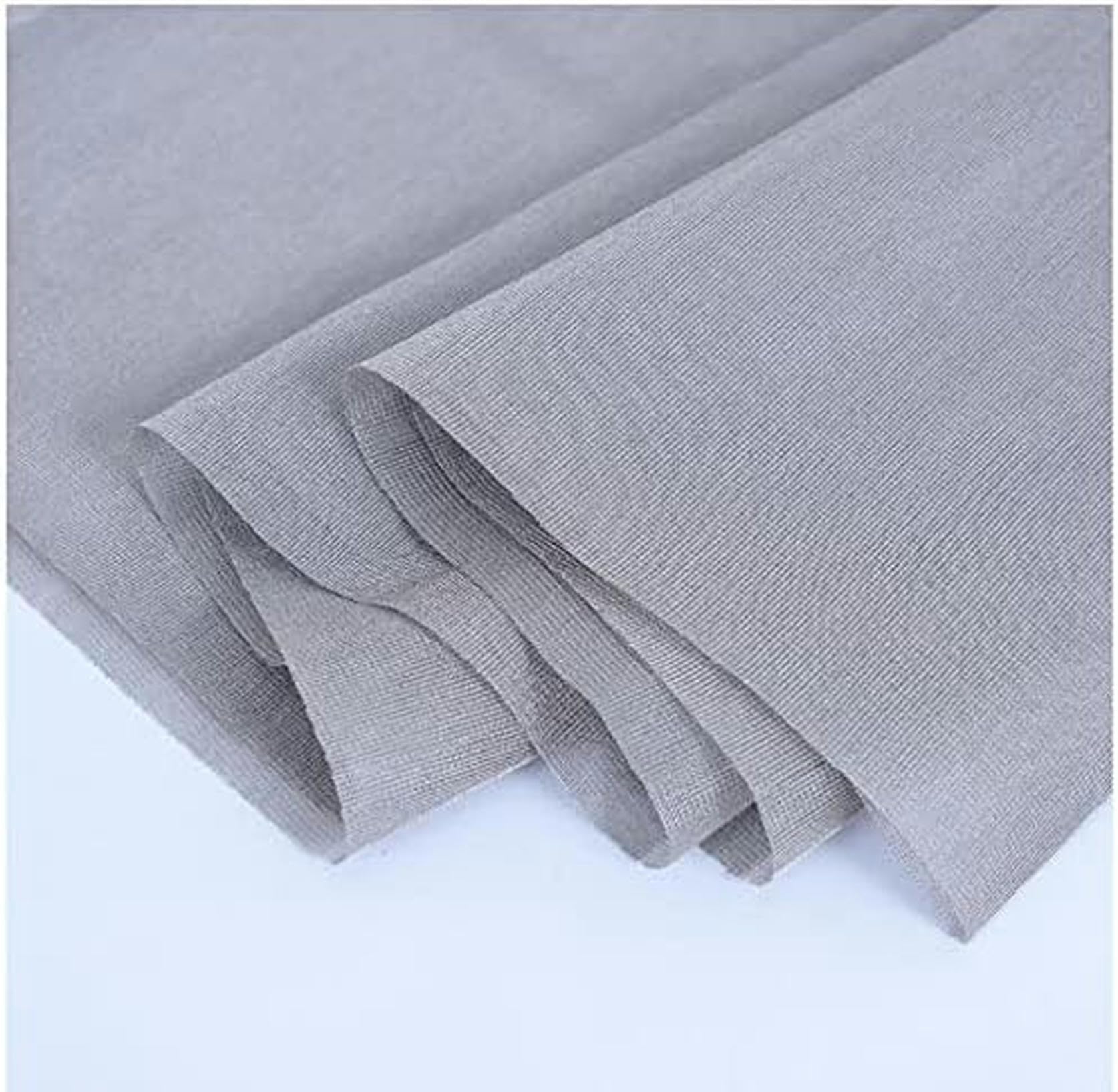 Tissu Faraday fibre silvige blocage EMF gaze de blindage pour auvent et rideau respirant
