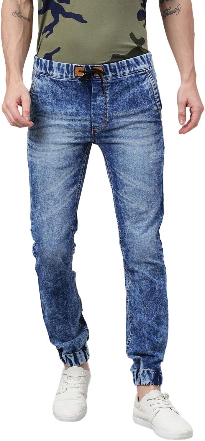 Urbano FashionMen's Slim Fit Mid Rise Jeans