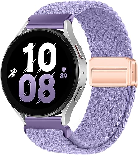 Bandas magnéticas de nailon compatibles con Samsung Galaxy Watch 6543 ProClassicSportGear S3S2 FrontierActive, correa de reloj de 0.787 in y 0.866