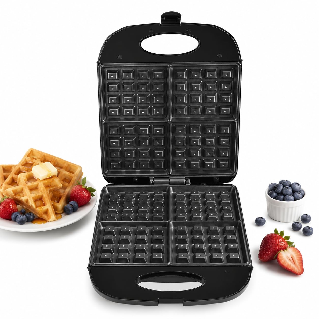 Macchina per alimenti leggeri per waffle muffin riscaldati entrambi lati