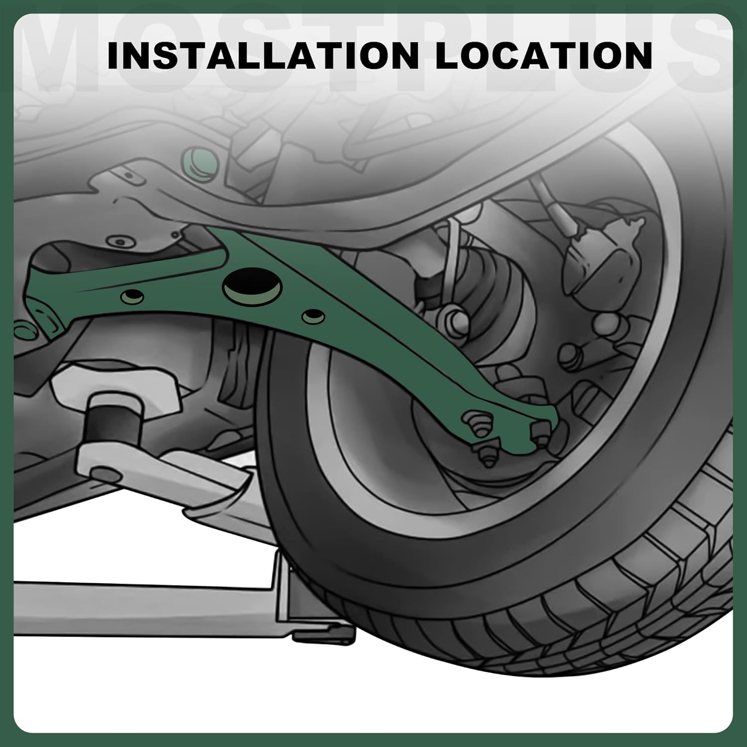 MOSTPLUS 4 Pcs Front Lower Control Arm and Ball Joint Assembly K640360 K640361 K90309 Compatible for 2000-2005 Toyota Celica / 2003-2013 Toyota Corolla