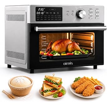 Hot Air Fryer XXL 30  C - 230  C Mini Oven with Convection 1800 W Air
