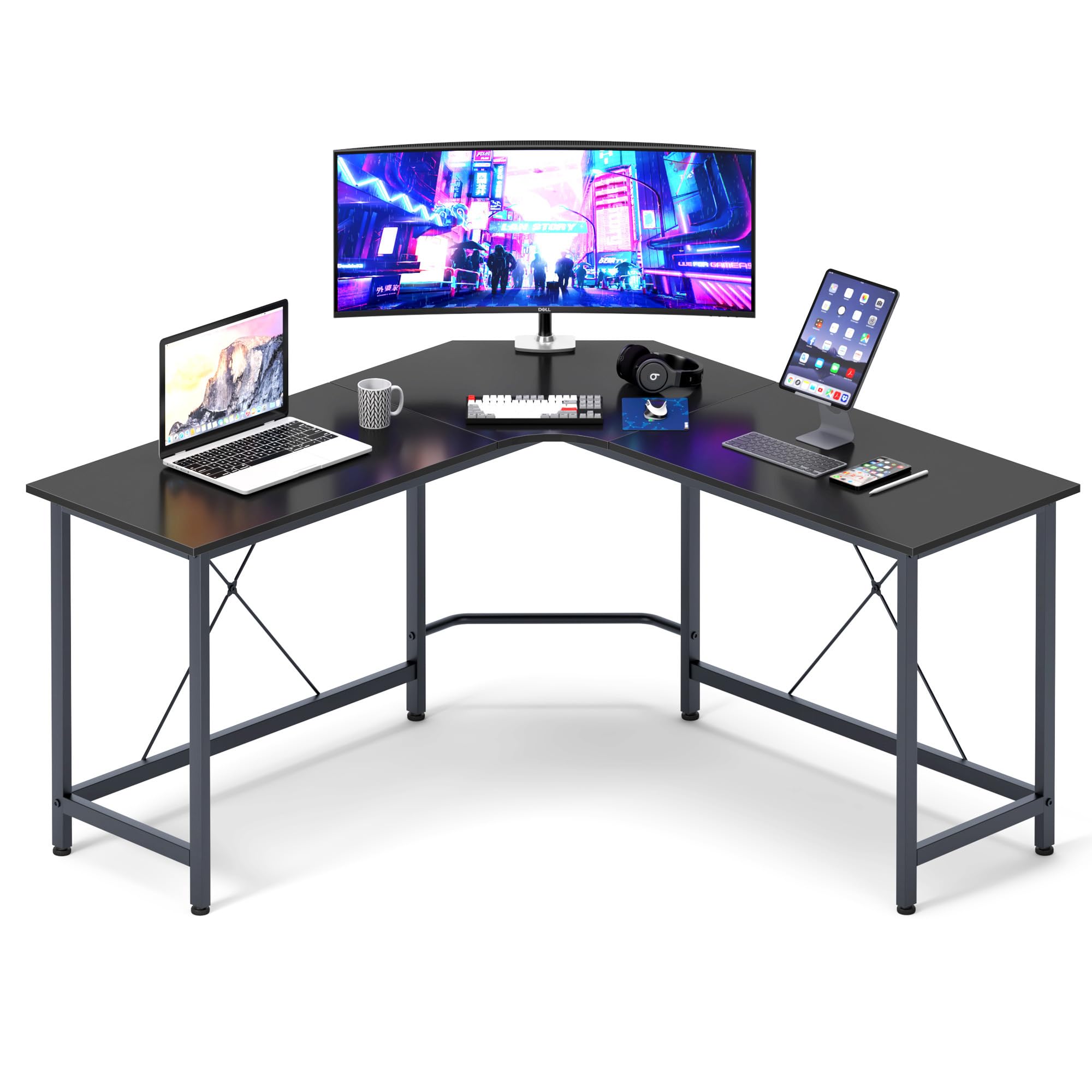 soges 59inches x 59inches L Shaped Desk Computer Desk
