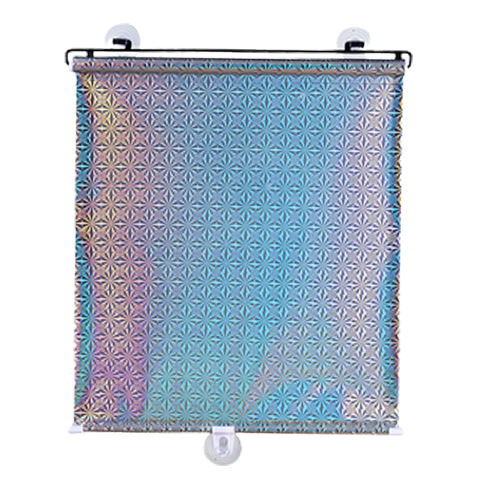 Saugnapf-Rollos ohne Bohren, Verdunkelungsrollo mit Saugnäpfen, Fensterrollo, Isolierrollo, Beschattung, Fenstervorhang, Stanzfreies Rollo(68x125cm/27x49in)
