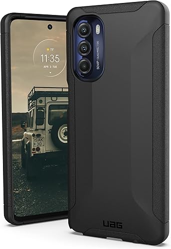 URBAN ARMOR GEAR UAG - Funda protectora hecha para Motorola Moto G Stylus 5G 2022 (solo modelos de EE. UU. y CA) Scout, color negro, resistente,