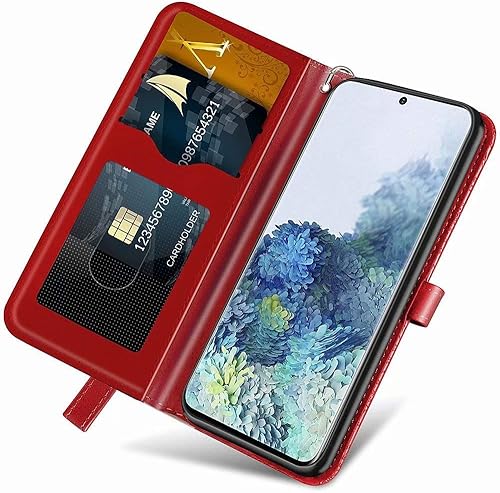 Miniatura 2 de MEUPZZK Funda tipo cartera para Samsung Galaxy S20 FE (5G), piel sintética de alta calidad con diseño de árbol en relieve, función atril, ranuras