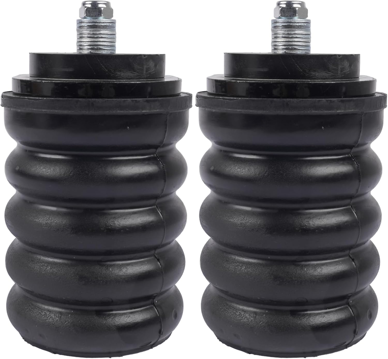 2PCS Rear Suspension Helper Springs SSR-108-47 Replacement for Ford F-150 2WD & 4WD 1999-2008, Black Bump Stop Suspension Helper Springs