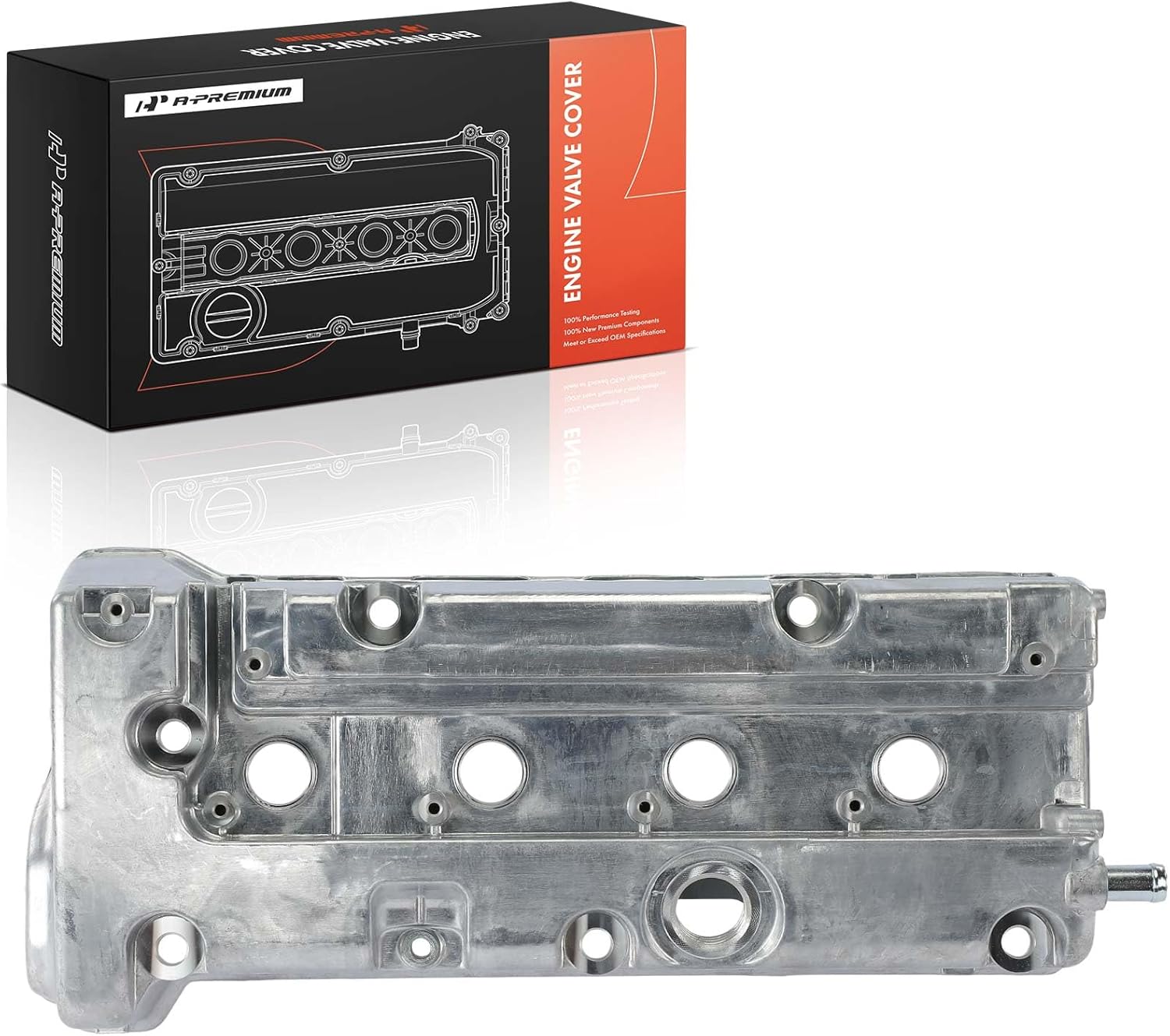 A-Premium Engine Valve Cover, Compatible with Honda Civic 2006-2011, Accord 2003-2007, CR-V 2007-2009, Element 2003-2011, 2.0L 2.4L DOHC, Replace # 12310RAAA00