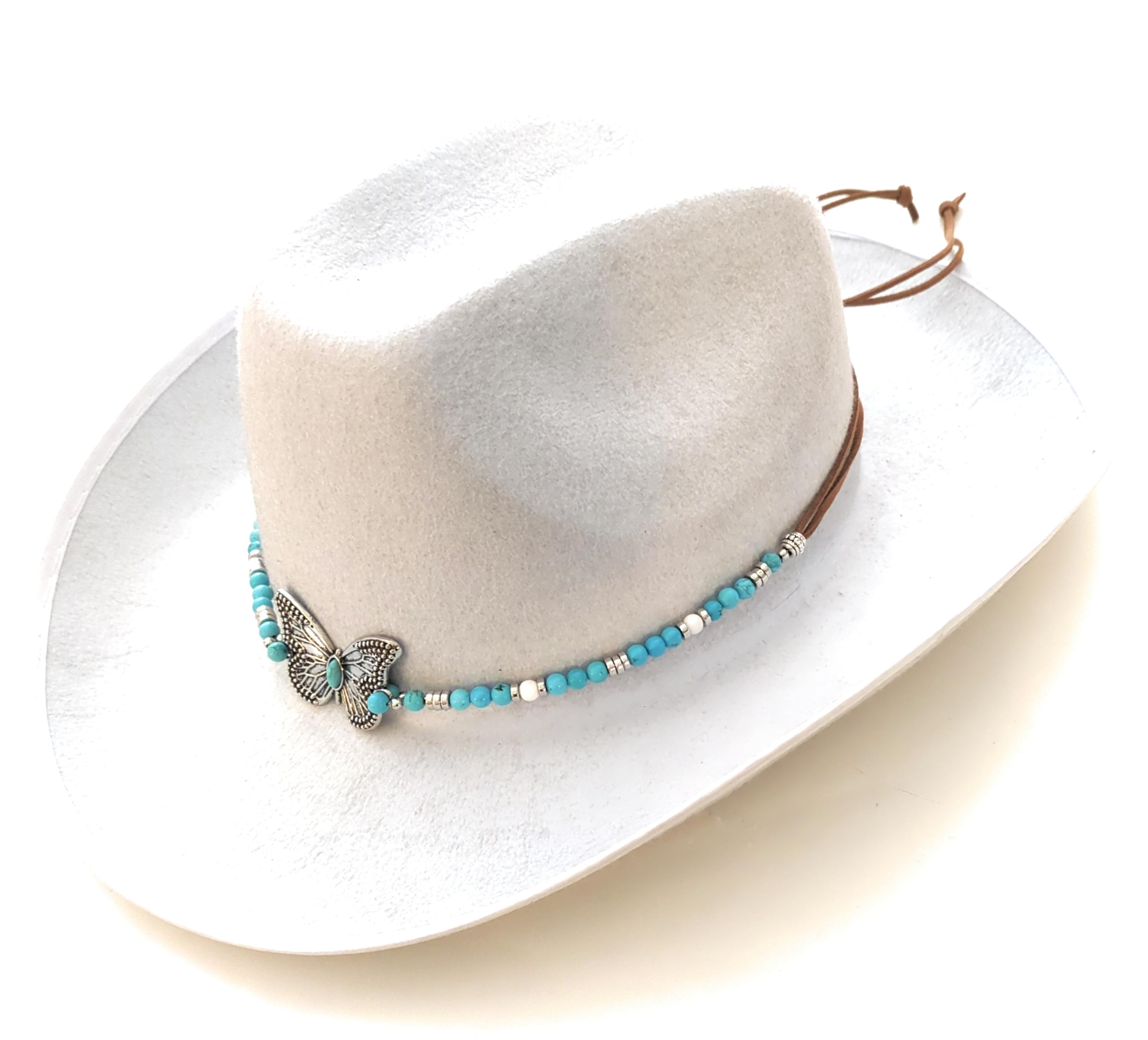 Amazon.com: Boho Western Butterfly Hat Band for Women  display picture 1