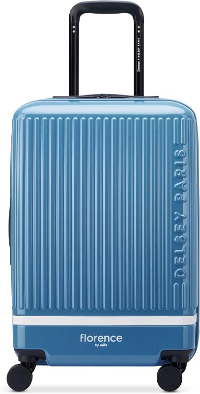 Spin Me Away Hardside Expandable Luggage with Spinner Wheels, Zinc Blue, Carry-On 20 Inch