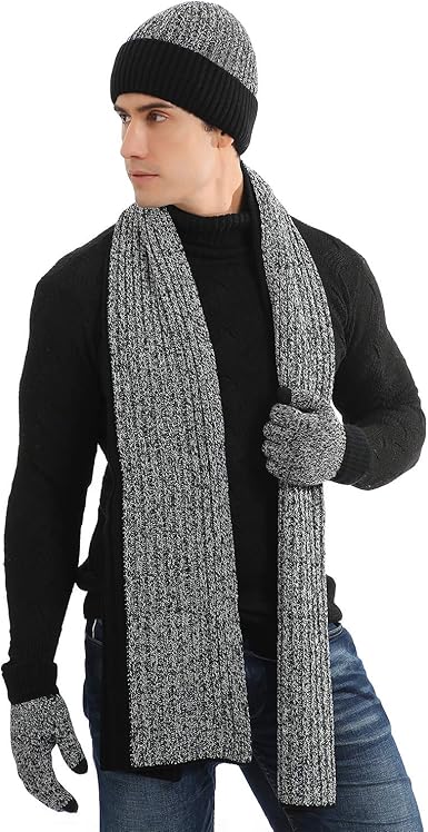 hat scarf and gloves mens