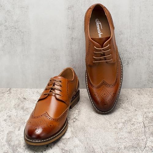 Miniatura 2 de Temeshu Zapatos de vestir para hombre, zapatos Oxford casuales, zapatos formales de negocios