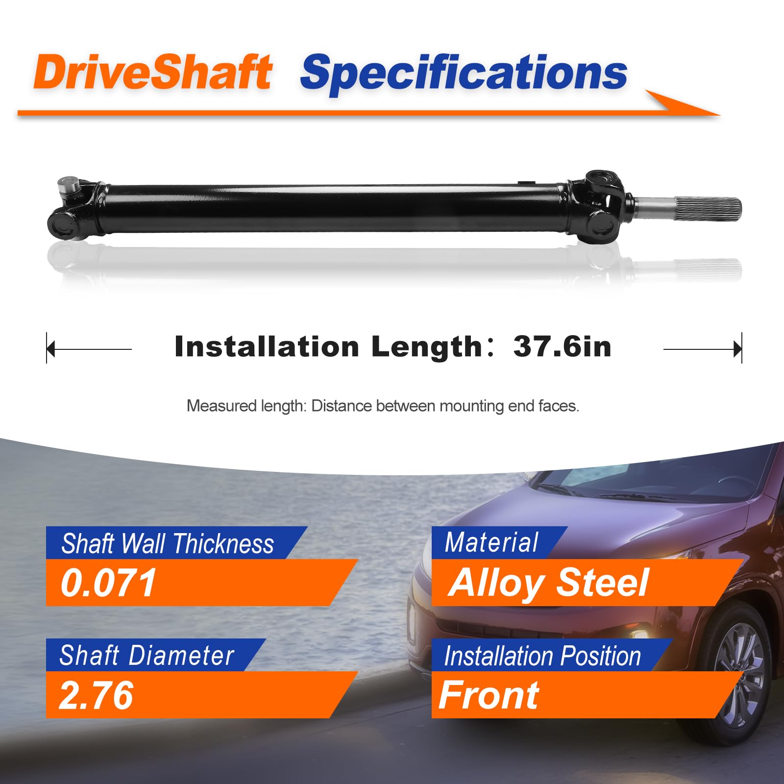 Chevrolet Silverado GMC Sierra Front Prop Shaft 15182098 Front Drive ...