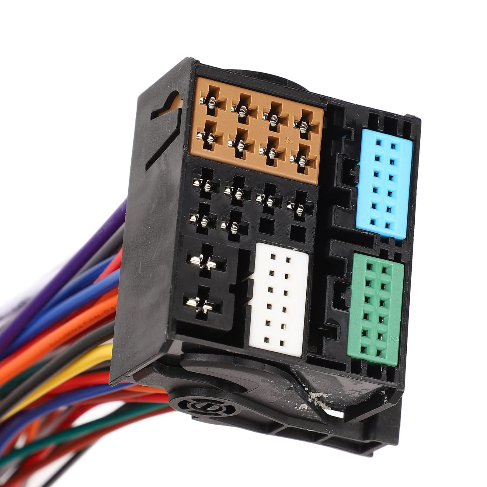 Adaptador De Cable De Radio De Coche De 60 Cm Y 52 Pines, Cable De Extensión MQB Arnés De Cables De Radio Estéreo De Coche 5.0 5‑12V Para Altavoces De Radio De Coche
