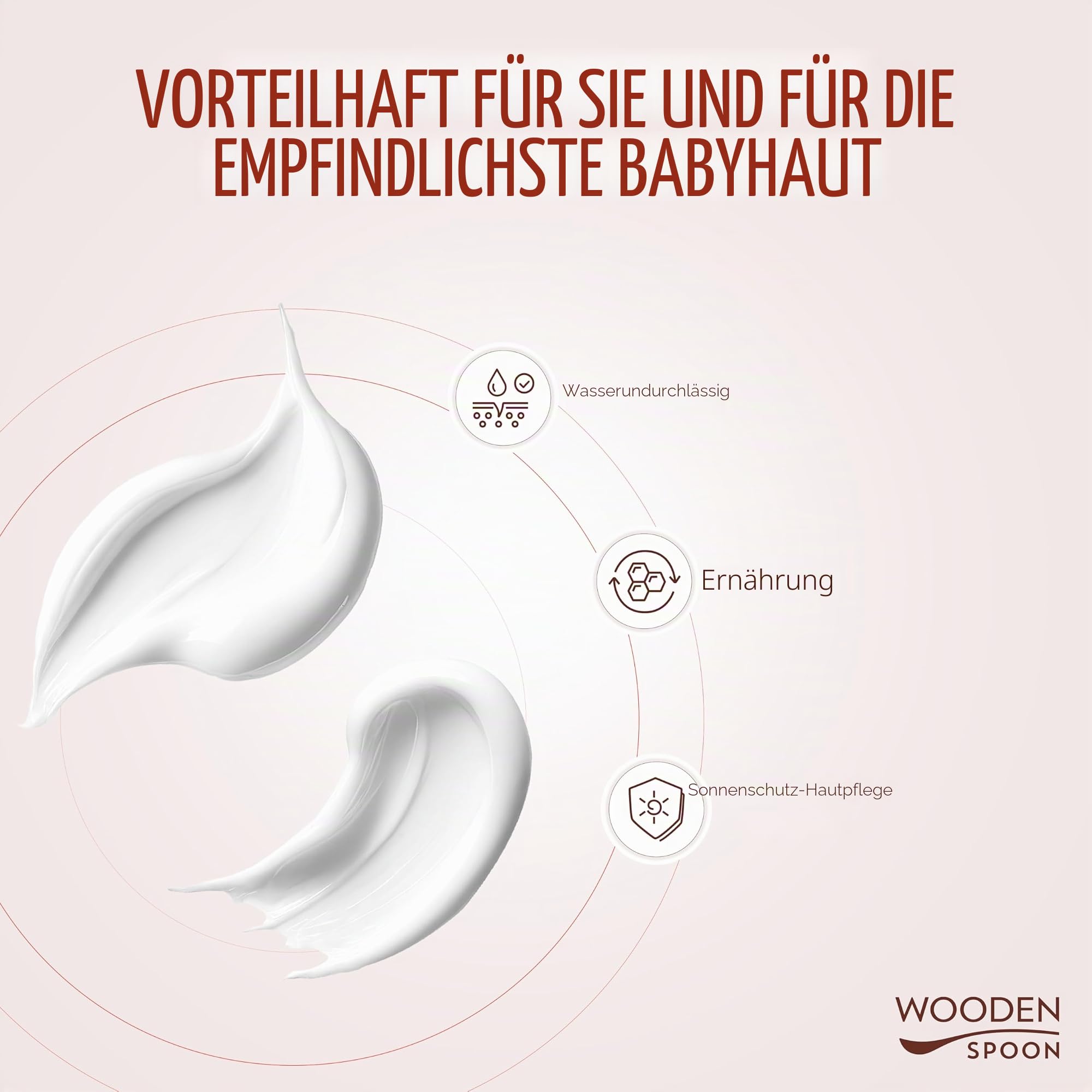Wooden Spoon organische zertifizierte Sonnenschutzlotion "Baby & Familie" SPF50 100% Mineralfilter, 100ml