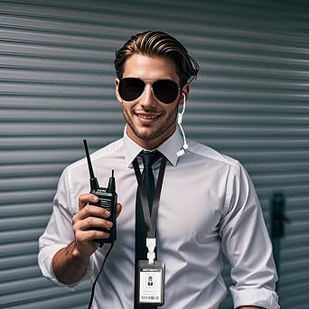 Pistha Agent Costume Secret Security Service Costume Accessories Halloween