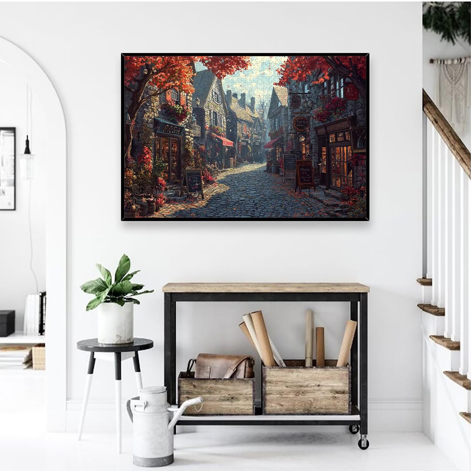 Puzzle de 2000 Piezas para Adultos, Paisaje Puzzle 2000 Piezas, Ciudad Rompecabezas Adultos con Caja, Medidas: 100x70 cm, Rompecabezas Madera para Toda la Familia, Home Decoration, Regalo Mujer, -1207
