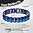 Feraco Mens Magnetic Bracelet Titanium Steel Magnetic Bracelet with Double Row 4 Elements Magnets (Midnight Blue)