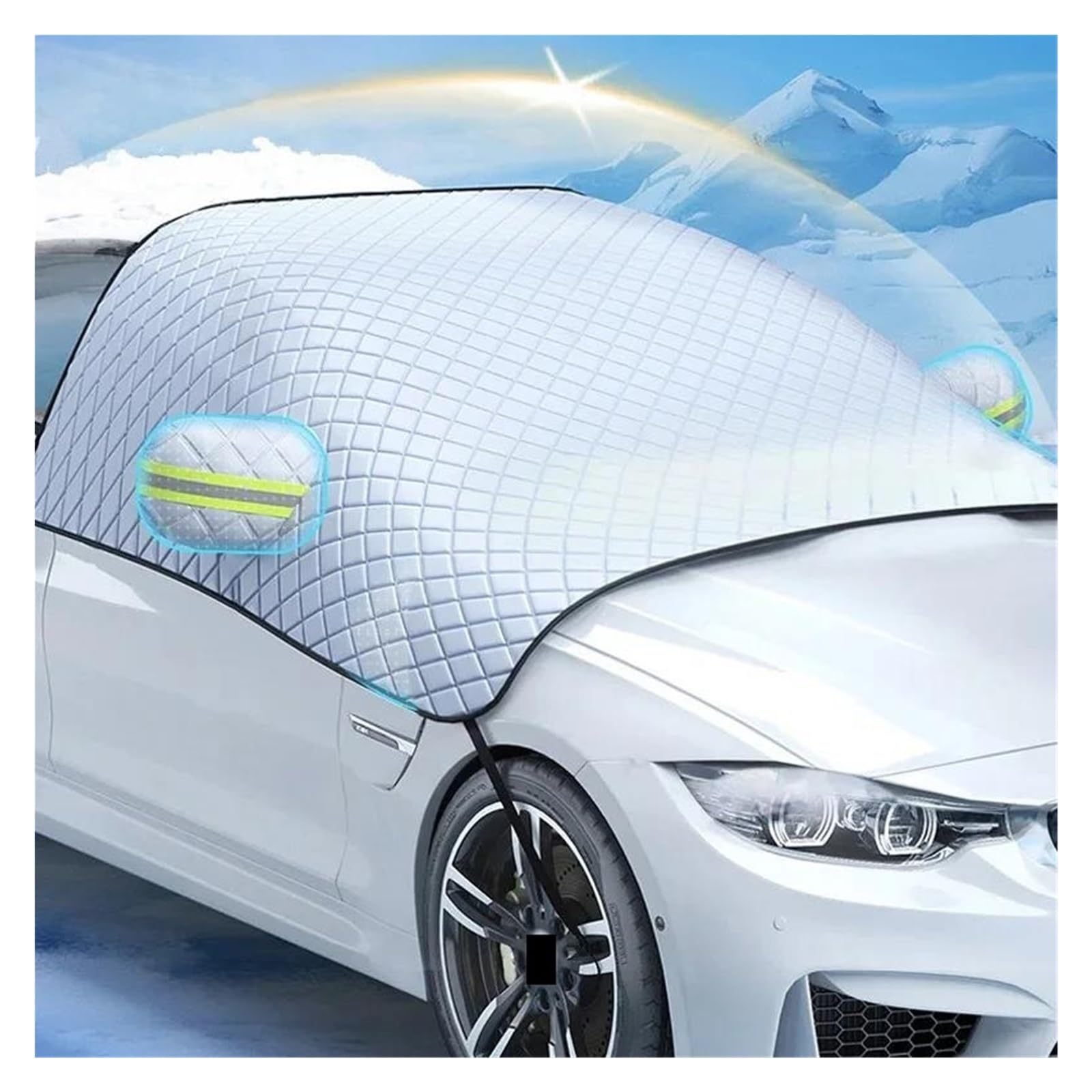 Pare-brise d'hiver couverture de neige durable haute densité