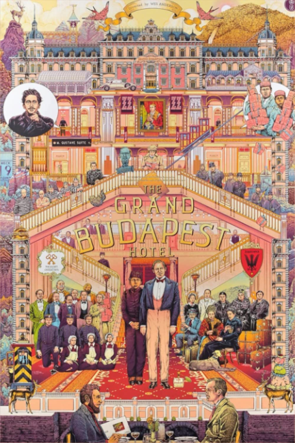 The Grand Budapest Hotel Notebook: The Grand Budapest Hotel (HQ) Wide Ruled, 6x9, 100 Pages, For teens, girls, boys, and adults (Composition Notebooks)