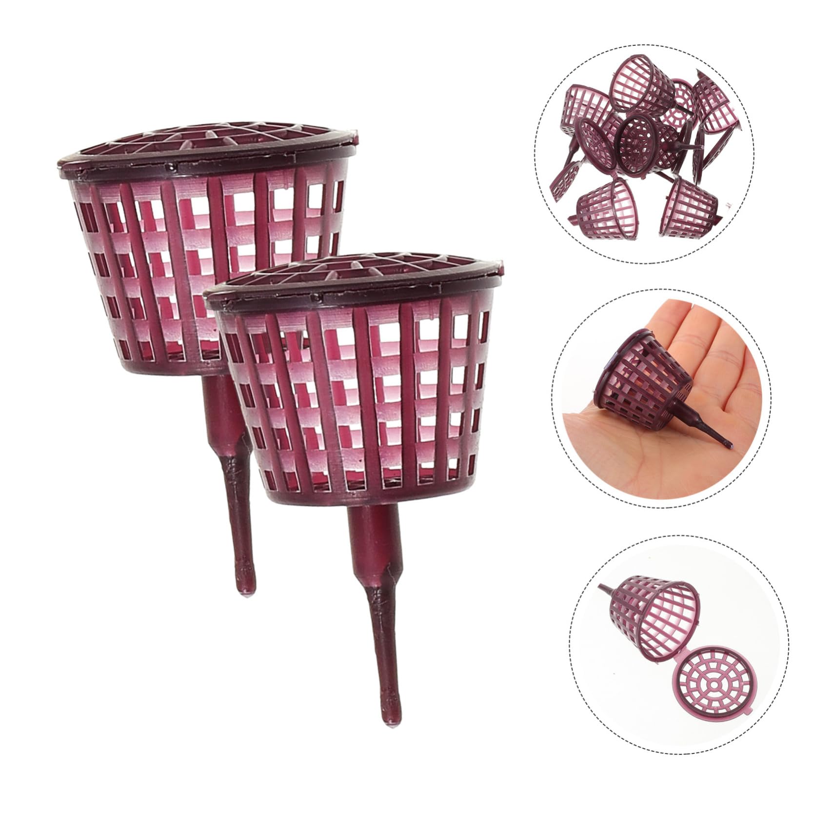 Mipcase 10 Pièces Boîte à Engrais Automatique pour Plantes de Paniers Réutilisables pour Fertilisation de Bonsai Plantes Vertes Pratique pour Jardinage