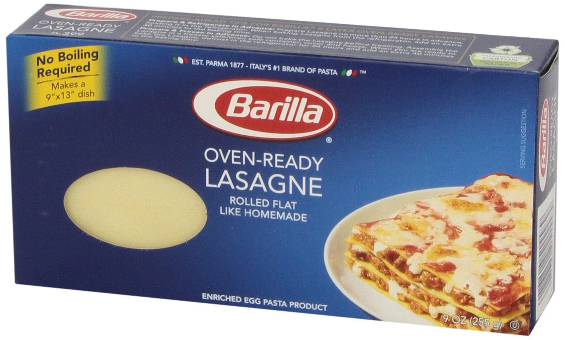 Barilla Pasta Oven Ready Lasagne ounce Photo