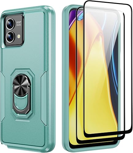 Motorola - Funda para Moto G Stylus 5G 2023 con 2 protectores de pantalla, resistente a prueba de golpes, funda protectora de cuerpo completo para