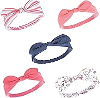 Vista 94 de Hudson Baby Cotton and Synthetic Headbands, Size 0-24 Months