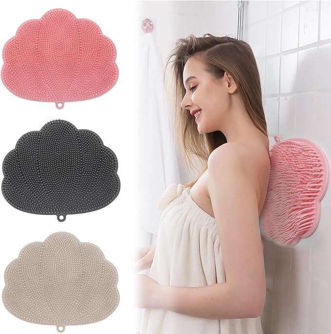 Hands Free Back Scrubber for Shower, Suction Cup Back