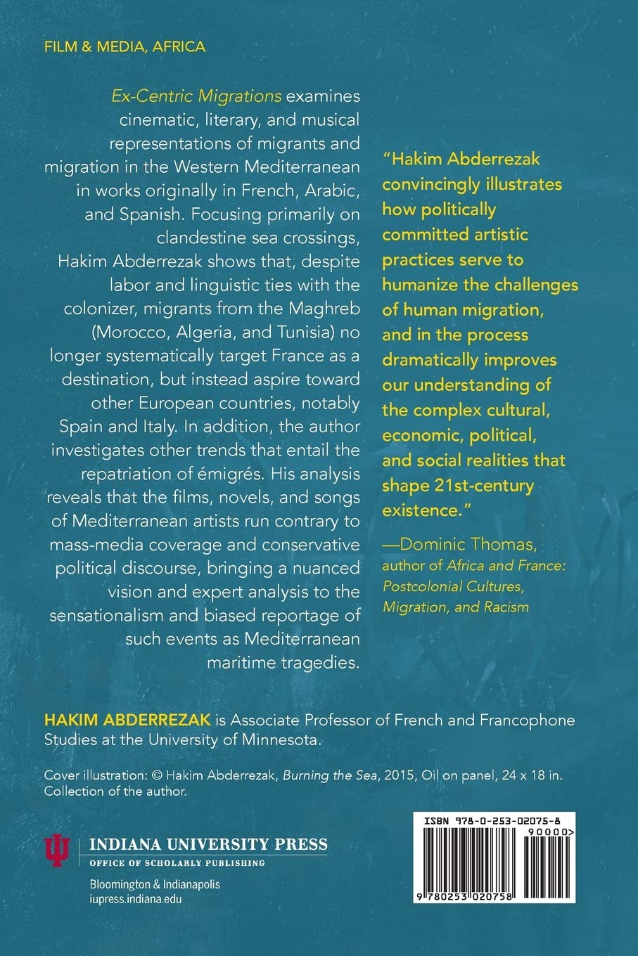 Ex-Centric Migrations: Europe and the Maghreb in Mediterranean Cinema, Literature, and Music