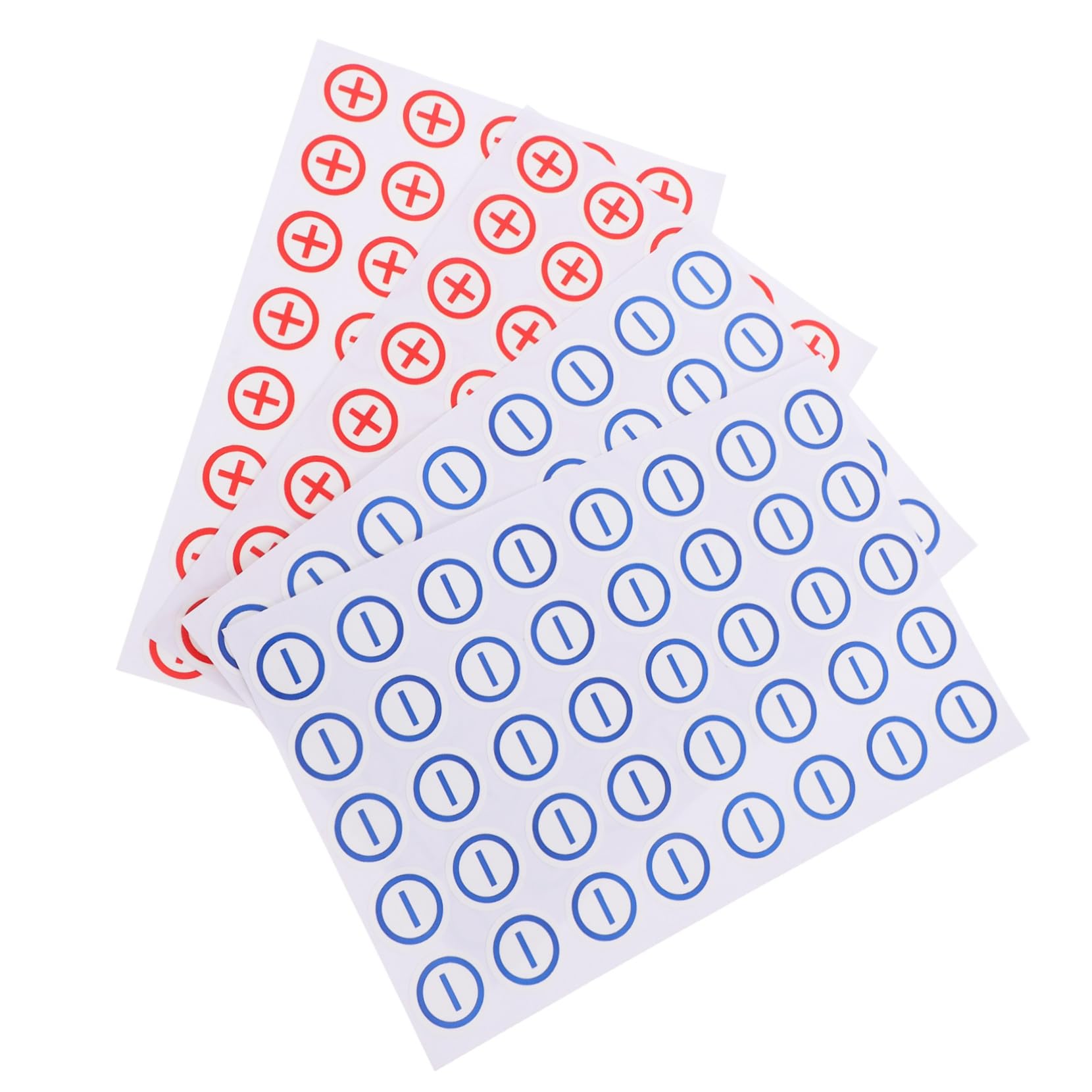 LIFKOME Polarity Warning Stickers of Positive Negative Decals for Batteries Electrical Machines Panels High Visibility Safety Compliance Stickers