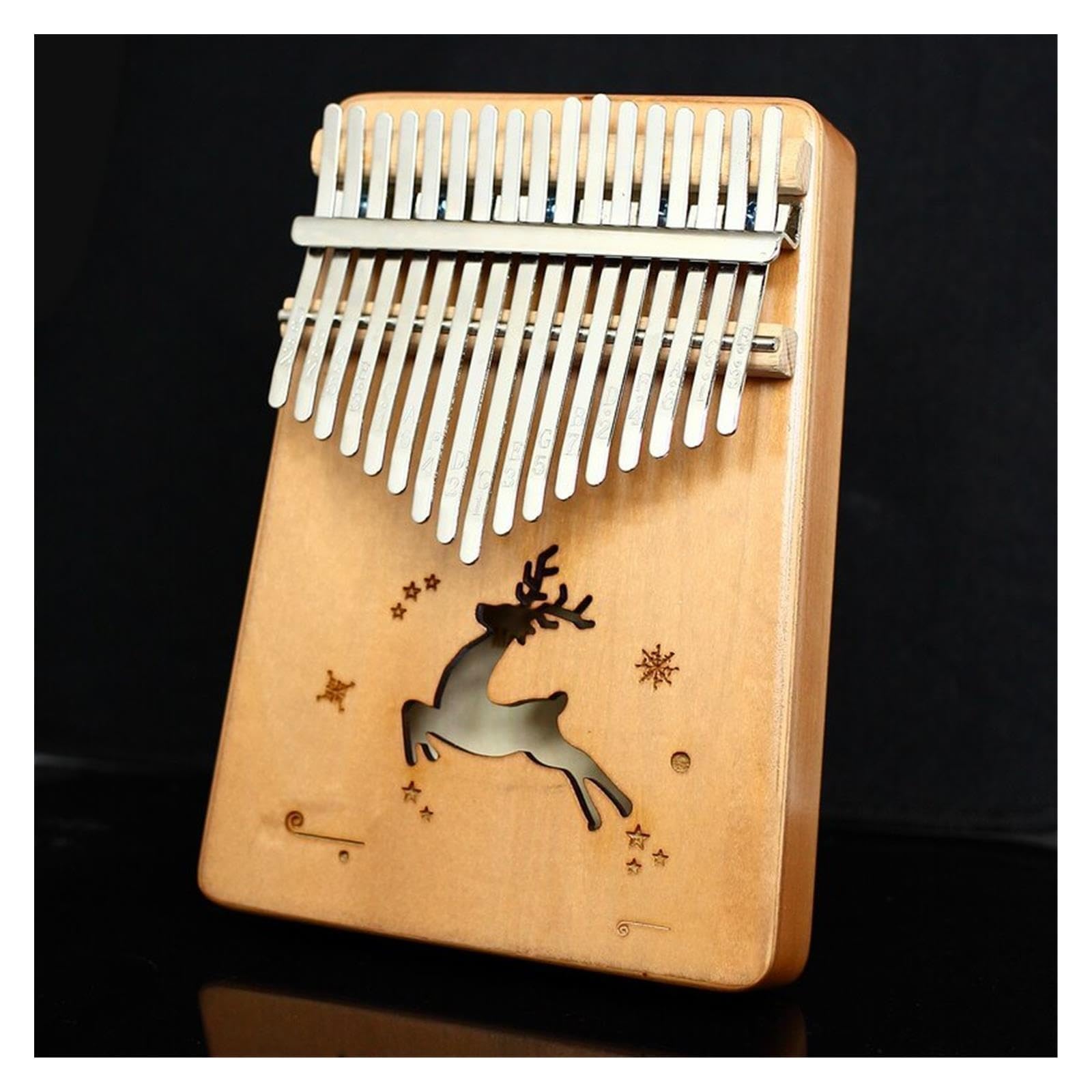 Solidna Kalimba Instrument Kalimba Ciemnego Drewna