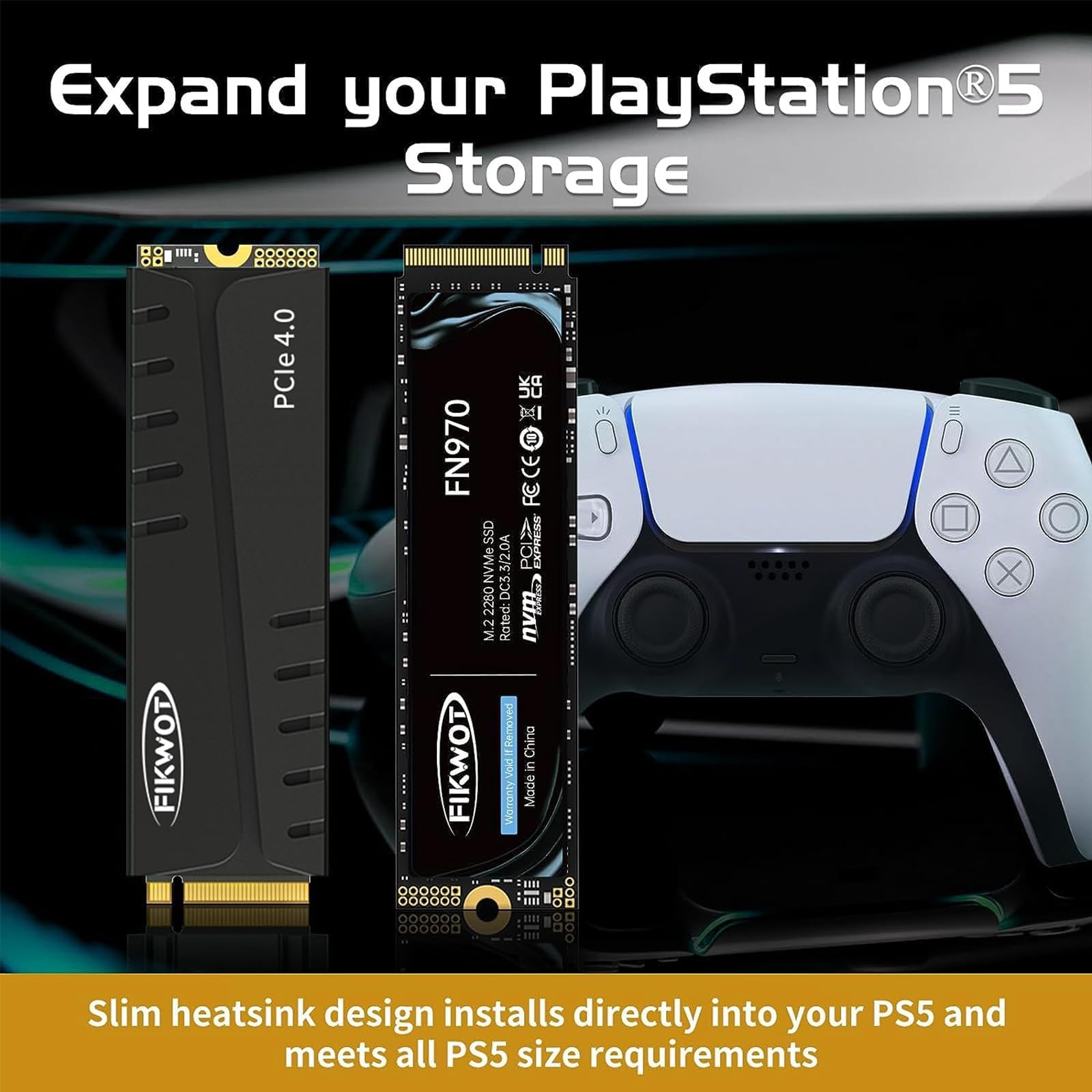 Amazon.com: Fikwot FN970 4TB M.2 2280 PCIe Gen4 x4 NVMe 1.4