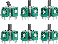 Vista 1 de EEEKit Joystick analógico de repuesto, paquete de 6 unidades de joystick analógico 3D para mandos de mando, módulo de sensor analógico de eje