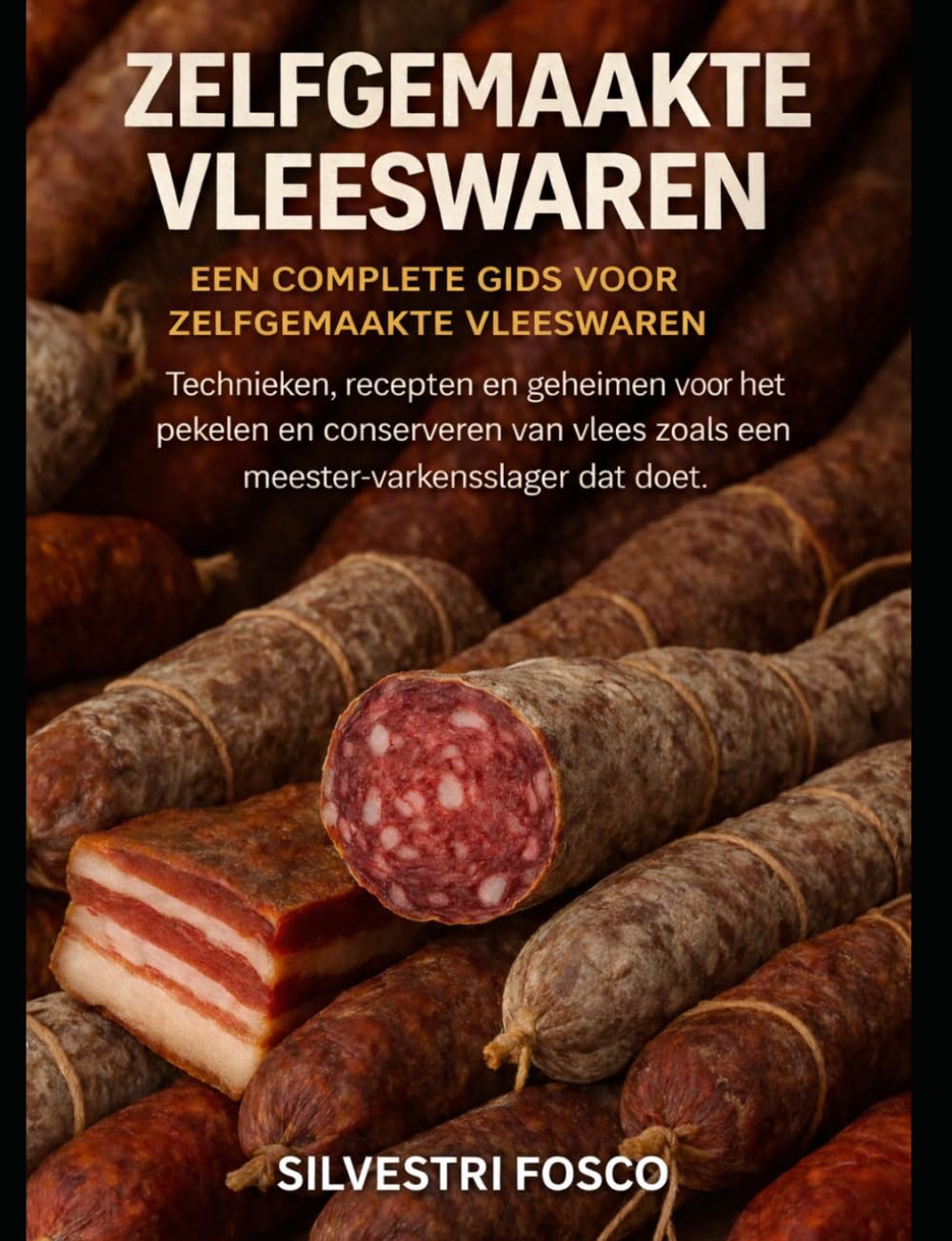 Zelfgemaakte vleeswaren – Een complete gids voor zelfgemaakte vleeswaren: Technieken, recepten en geheimen voor het pekelen en conserveren van vlees zoals een meester-varkensslager dat doet.