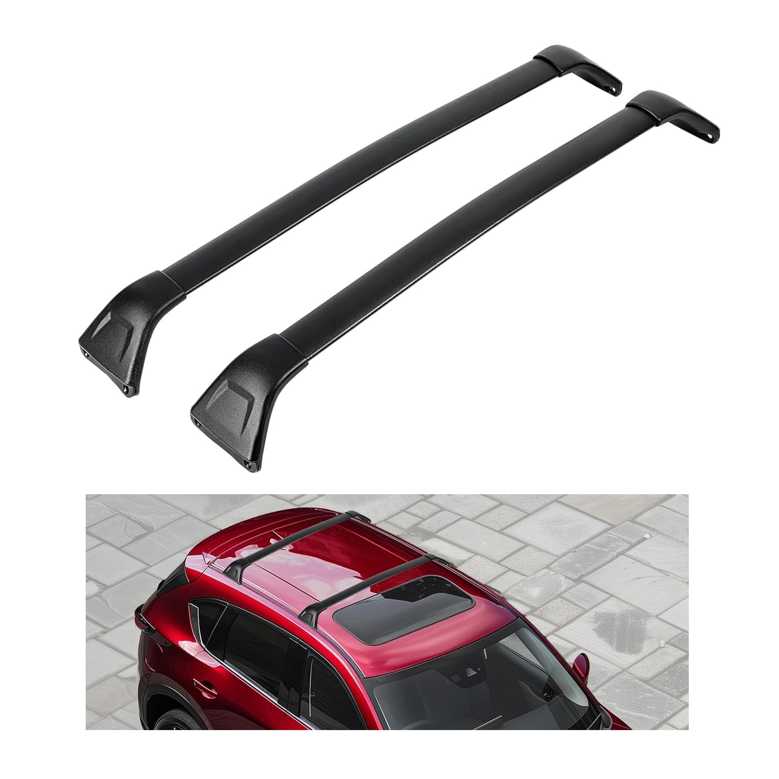 Amazon.com: ECOTRIC Roof Rack Cross Bar Compatible with 2017-2025