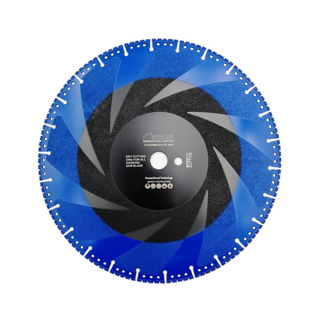 SHDIATOOL Disco de Corte de Diamante 350mm Metal Hoja de Sierra para Todo Uso