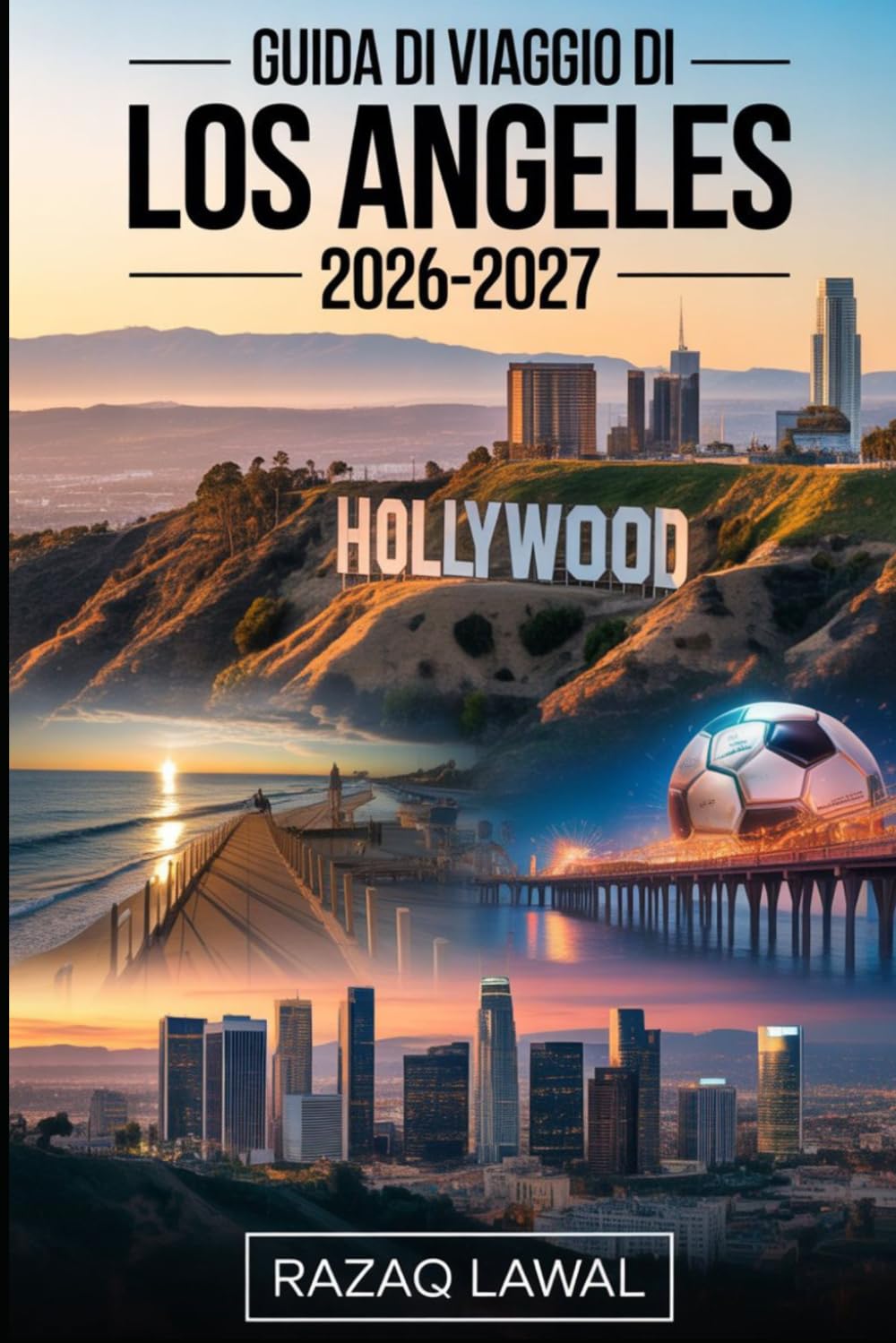 GUIDA DI VIAGGIO DI LOS ANGELES 2026-2027: Scopri Hollywood, Santa Monica, Beverly Hills, Venice Beach, Malibu, Universal Studios, Disneyland e bei ... durante e dopo la Coppa del Mondo FIFA 2026