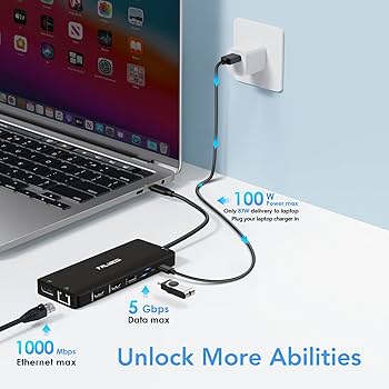 Amazon.com: Dell USB C Laptop Docking Station - Dual Monitor