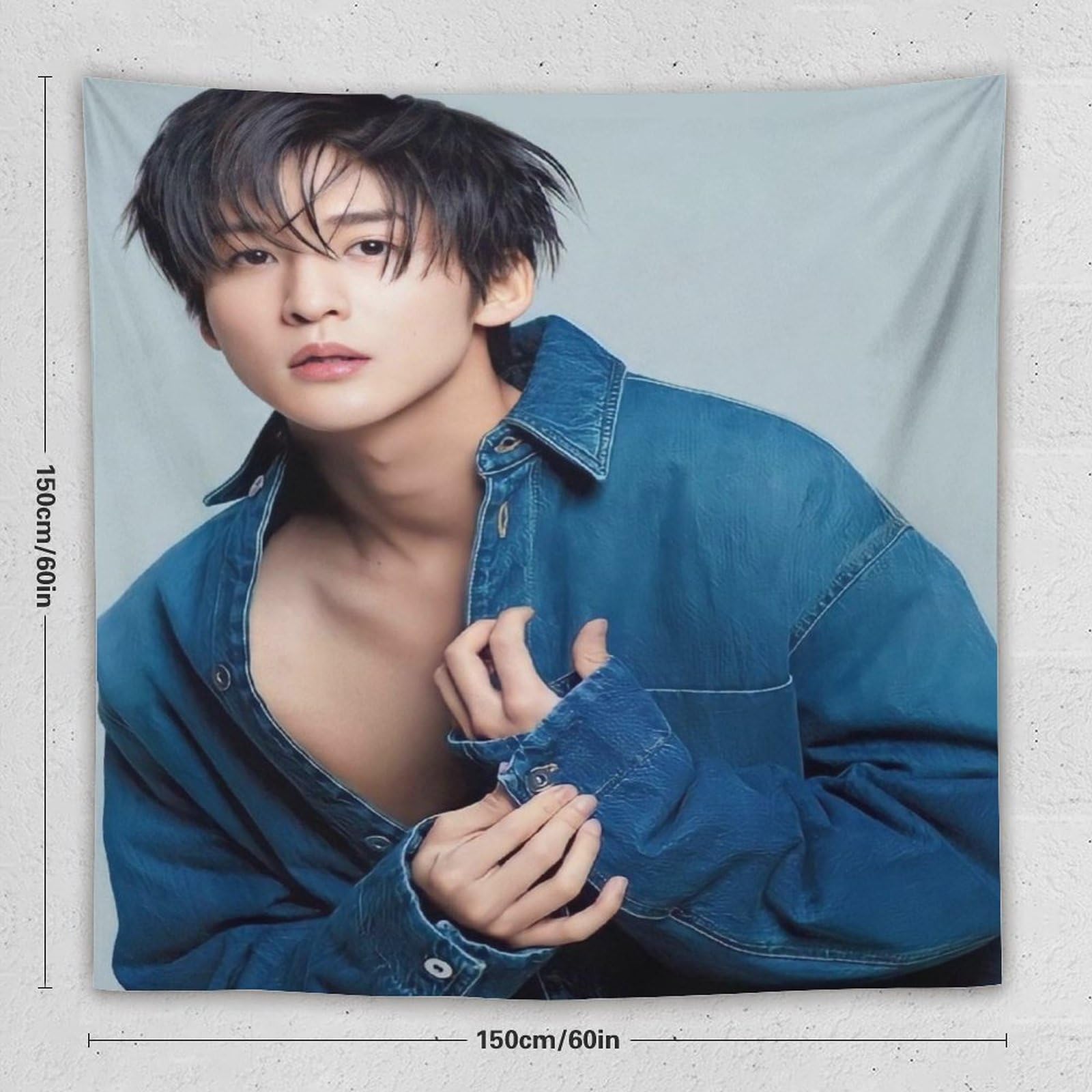 Amazon.co.jp: 目黒蓮ですタペストリー、クールポスター、壁、プリント