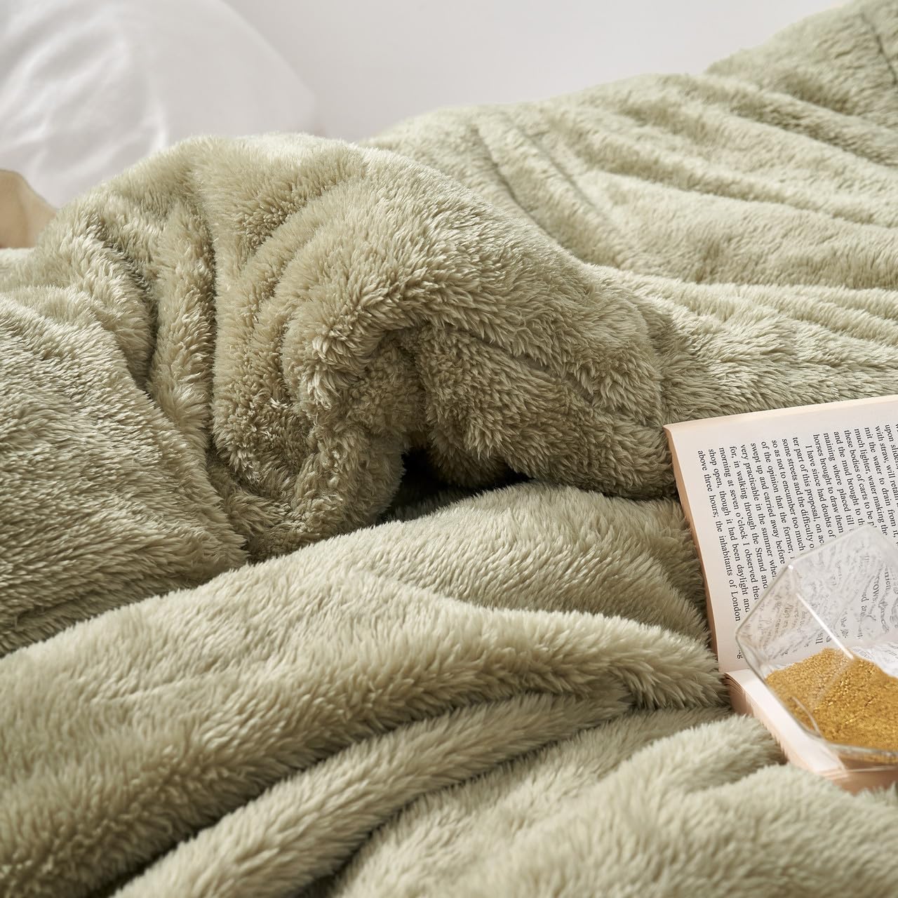 Byourbed The Original Plush - Coma Inducer® Oversized Queen Comforter - Mossy Gray