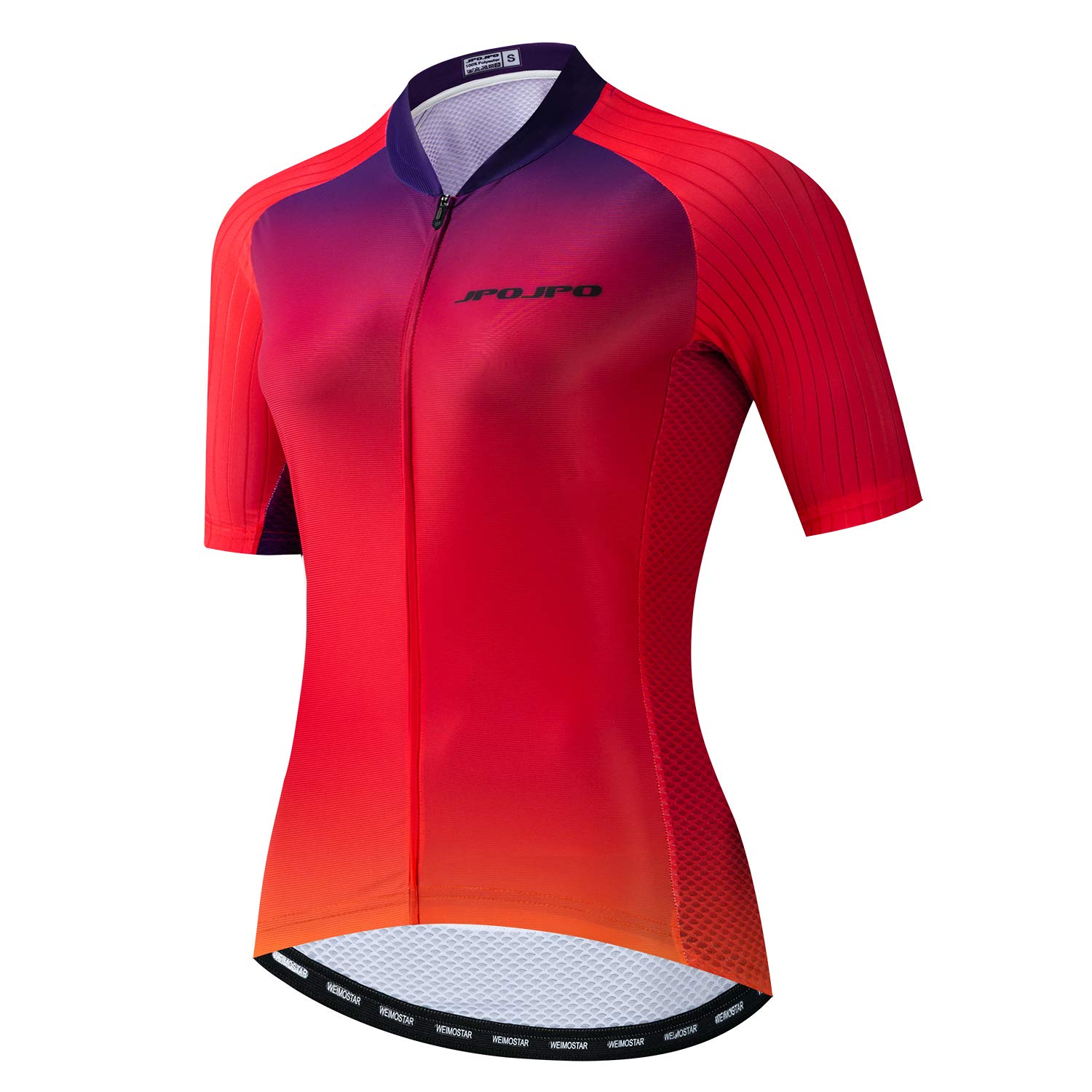 JPOJPO Bike Jersey Women, Racing Women's Cycling Shirt Tops S-3XL,4 Pockets